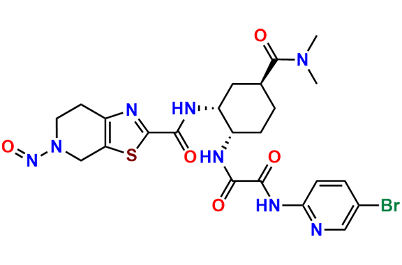 N-Nitroso Edoxaban Bromo Desmethyl Impurity