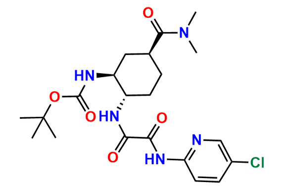 tert-Butyl ((1S,2S,5S)-2-(2-((5-chloropyridin-2-yl)amino)-2-oxoacetamido)-5-(dimethylcarbamoyl)cyclohexyl)carbamate