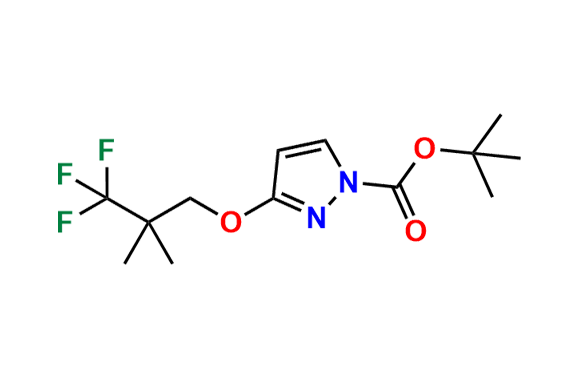 tert-butyl 3-(3,3,3-trifluoro-2,2-dimethylpropoxy)pyrazole-1-carboxylate