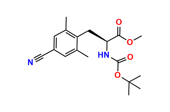 Methyl (S)-2-((tert-butoxycarbonyl)amino)-3-(4-cyano-2,6-dimethylphenyl)propanoate