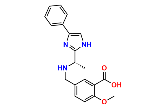 (S)-2-methoxy-5-(((1-(4-phenyl-1H-imidazol-2-yl)ethyl)amino)methyl)benzoic acid