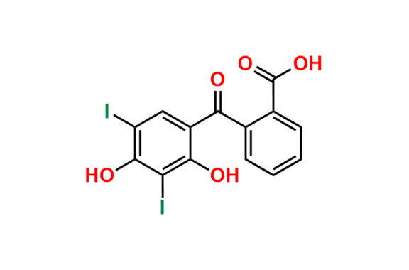 2-(2,4-Dihydroxy-3,5-diiodobenzoyl)benzoic Acid