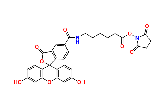 6-(Fluorescein-5-carboxamido)hexanoic Acid Succinimidyl Ester