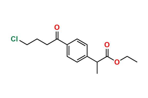 Ethyl 2-(4-(4-chlorobutanoyl)phenyl)propanoate