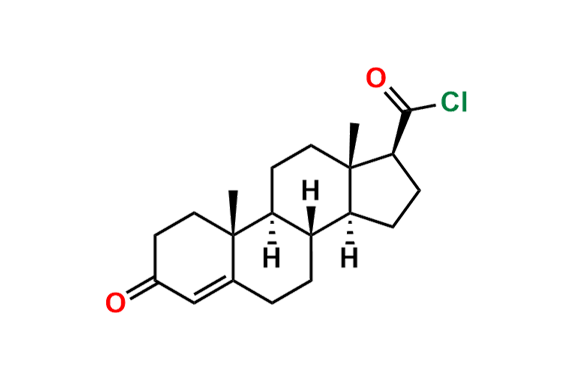 (8S,9S,10R,13S,14S,17S)-10,13-Dimethyl-3-oxo-2,3,6,7,8,9,10,11,12,13,14,15,16,17-tetradecahydro-1H-cyclopenta[a]phenanthrene-17-carbonyl Chloride