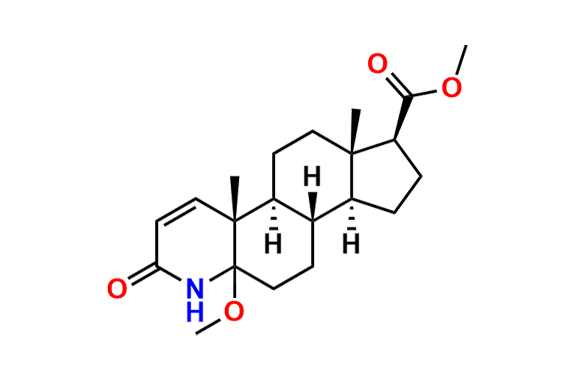 3-Oxo-4-aza-11a-methoxy-5alpha-alphandrost-1-ene-17beta-carboxylic acid methyl ester