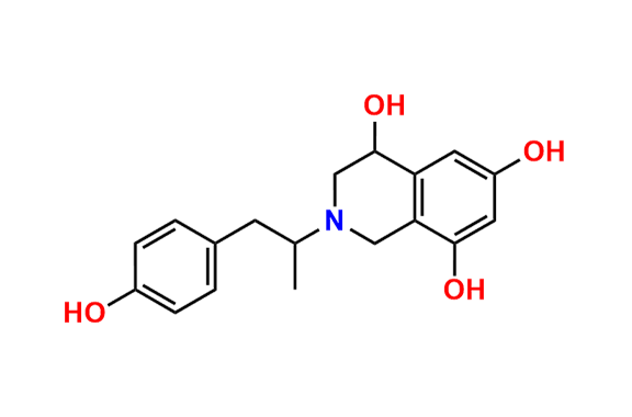1,2,3,4-Tetrahydro-2-[2-(4-hydroxyphenyl)-1-methylethyl]-4,6,8-isoquinolinetriol