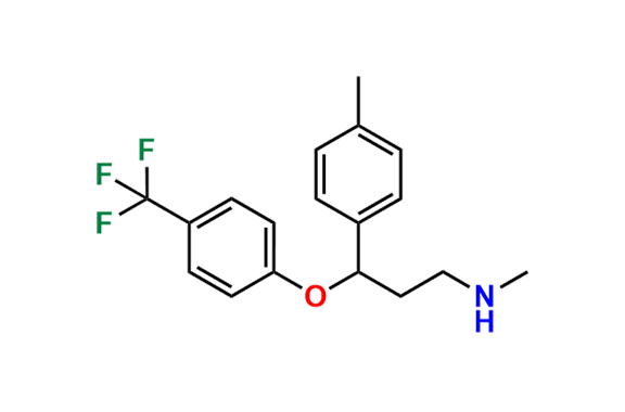 N-Methyl-3-(p-tolyl)-3-(4-(trifluoromethyl)phenoxy)propan-1-amine