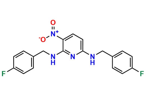 N2,N6-Bis(4-fluorobenzyl)-3-nitropyridine-2,6-diamine