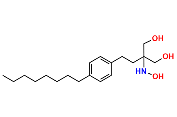 2-(Hydroxyamino)-2-(4-octylphenethyl)propane-1,3-diol