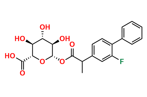 Flurbiprofen Acyl-beta-D-glucuronide (Mixture of Diastereomers)