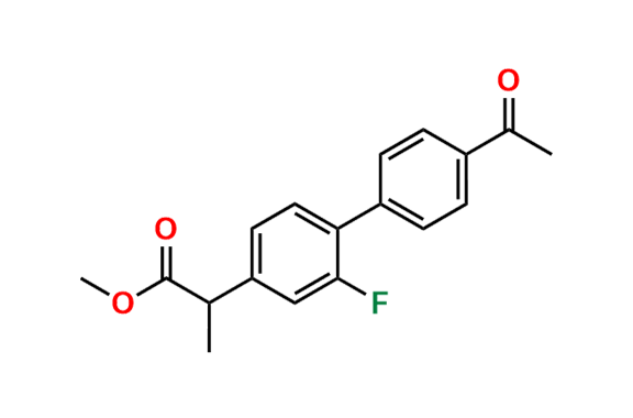 2-(4\'-Acetyl-2-fluoro-biphenyl-4-yl)-propionic Acid Methyl Ester