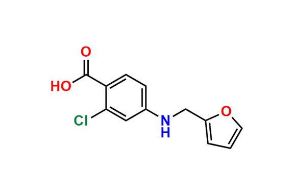 2-chloro-4-{[(furan-2-yl)methyl]amino}benzoic acid