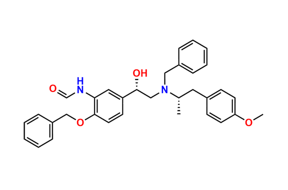 N-(5-((S)-2-(Benzyl((S)-1-(4-methoxyphenyl)propan-2-yl)amino)-1-hydroxyethyl)-2-(benzyloxy)phenyl)formamide