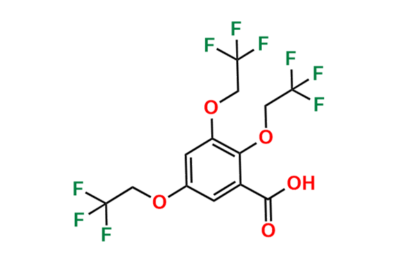 2,3,5-Tris(2,2,2-trifluoroethoxy)benzoic Acid
