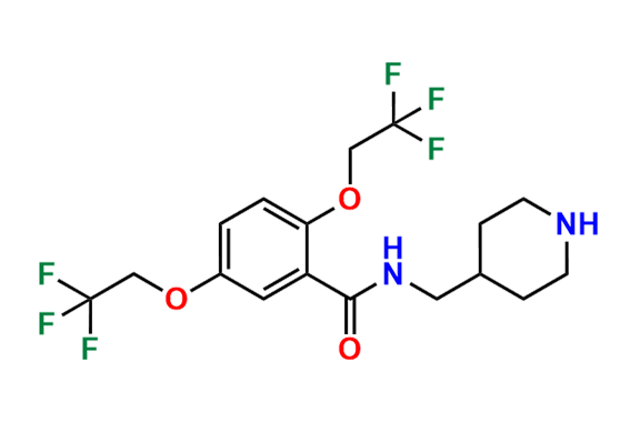 N-[(Piperidin-4-yl)methyl]-2,5-bis(2,2,2-trifluoroethoxy)benzamide