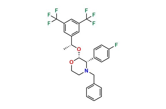 (2R,3S)-4-Benzyl-2-((R)-1-(3,5-bis(trifluoromethyl)phenyl)ethoxy)-3-(4-fluorophenyl)morpholine