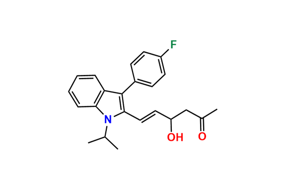(E)-6-(3-(4-Fluorophenyl)-1-isopropyl-1H-indol-2-yl)-4-hydroxyhex-5-en-2-one