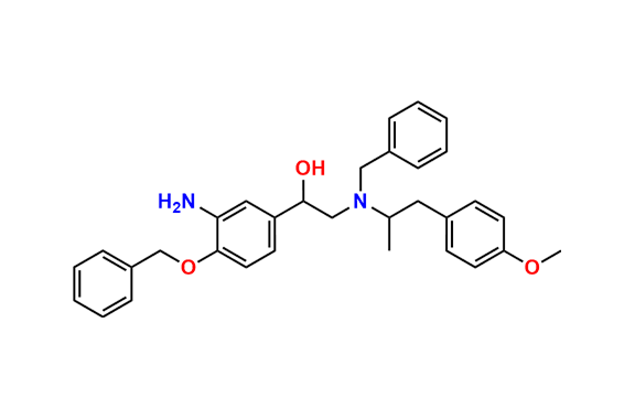 3-Amino-alpha-[[[2-(4-methoxyphenyl)-1-methylethyl](phenylmethyl)amino]methyl]-4-(phenylmethoxy)benzenemethanol