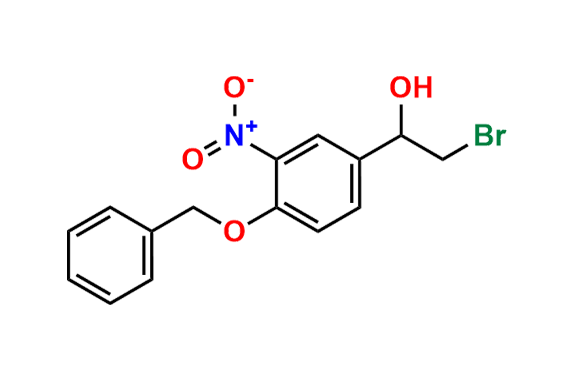 1-(4-(Benzyloxy)-3-nitrophenyl)-2-bromoethan-1-ol