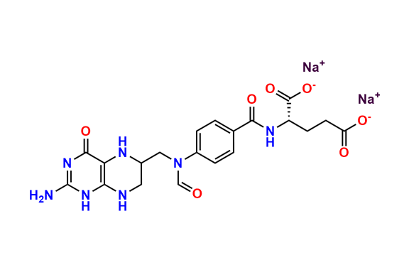 (4-(N-((2-Amino-4-oxo-1,4,5,6,7,8-hexahydropteridin-6-yl)methyl)formamido)benzoyl)-L-glutamic acid, Disodium Salt