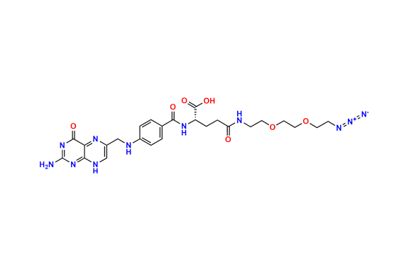 N2-(4-(((2-Amino-4-oxo-4,8-dihydropteridin-6-yl)methyl)amino)benzoyl)-N5-(2-(2-(2-azidoethoxy)ethoxy)ethyl)-L-glutamine