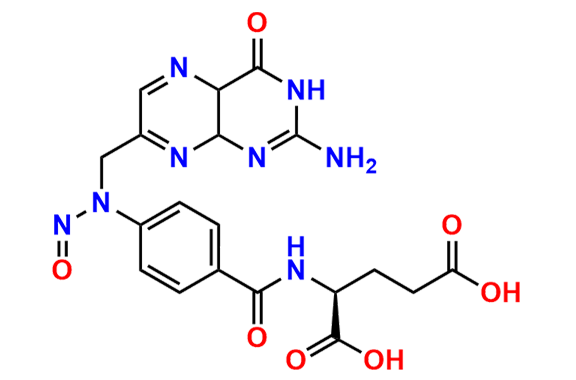 (4-(((2-amino-4-oxo-3,4,4a,8a-tetrahydropteridin-7-yl)methyl)(nitroso)amino)benzoyl)glutamic acid