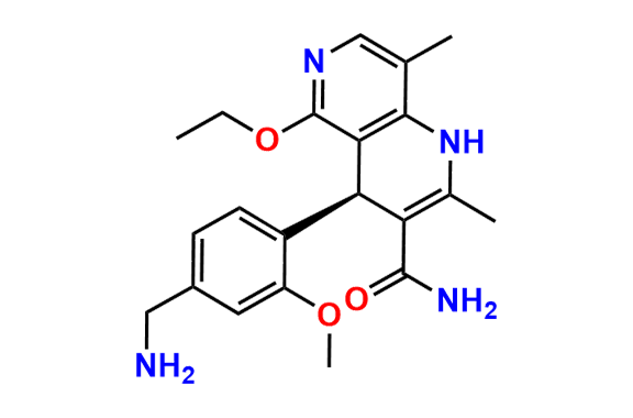 (S)-4-(4-(aminomethyl)-2-methoxyphenyl)-5-ethoxy-1,4-dihydro-2,8-dimethyl-1,6-naphthyridine-3-carboxamide