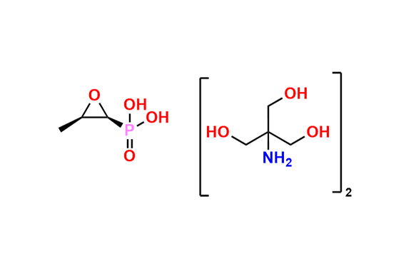 2-Amino-2-(hydroxymethyl)propane-1,3-diol hemi(((2S,3R)-3-methyloxiran-2-yl)phosphonate)