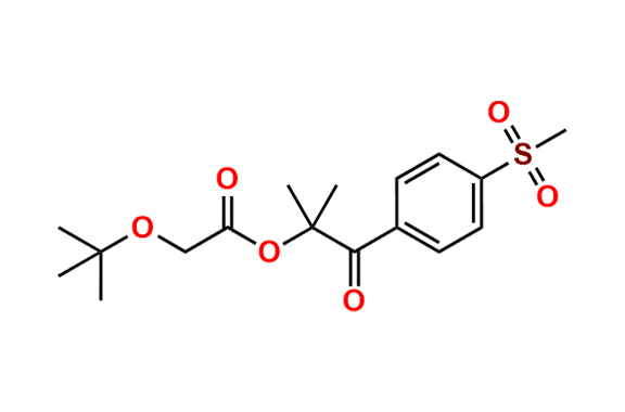 2-Methyl-1-(4-(methylsulfonyl)phenyl)-1-oxopropan-2-yl 2-(tert-butoxy)acetate