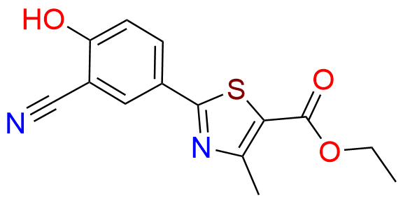Febuxostat 4-Hydroxy Ethyl Ester