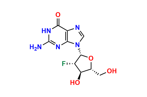 9-(2\'-Deoxy-2\'-fluoro-b-D-arabinofuranosyl)guanine
