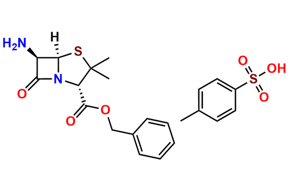 Benzyl (2S,5R,6R)-6-amino-3,3-dimethyl-7-oxo-4-thia-1-azabicyclo[3.2.0]heptane-2-carboxylate 4-methylbenzenesulfonate