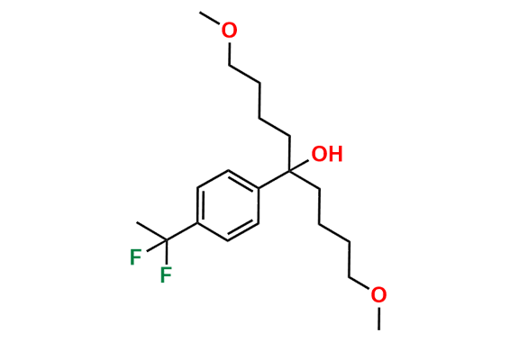 5-(4-(1,1-Difluoroethyl)phenyl)-1,9- dimethoxynonan-5-ol