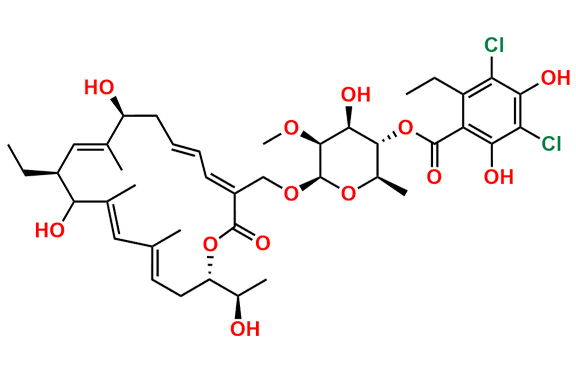 Fidaxomicin Impurity 1 (Mixture of Diastereomers)