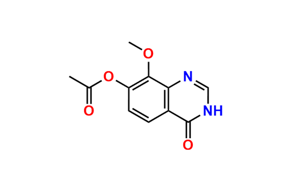 8-Methoxy-4-oxo-3,4-dihydroquinazolin-7-yl acetate