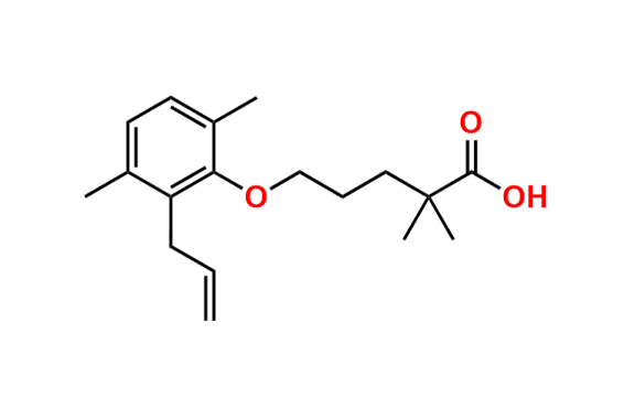 5-(2-Allyl-3,6-dimethylphenoxy)-2,2-dimethylpentanoic Acid