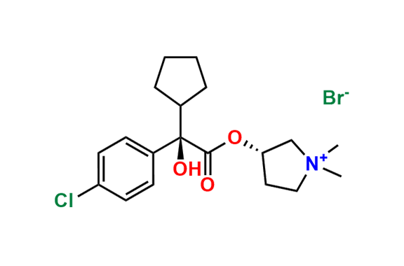 Glycopyrronium Bromide EP Impurity I (RS-Isomer)