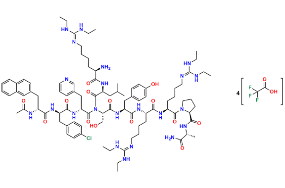 Ganirelix Impurity 8 (Tetratrifluoroacetate)