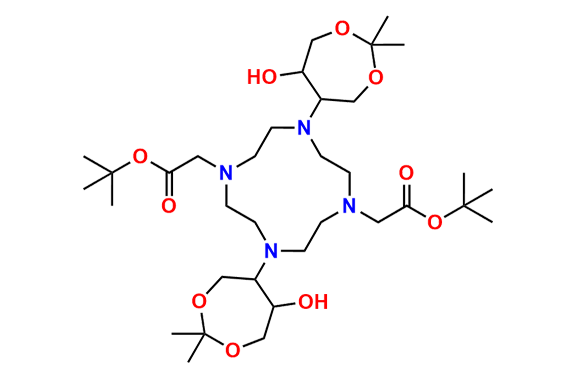 1,7-Bis(1,1-dimethylethyl) 4,10-bis(6-hydroxy-2,2-dimethyl-1,3-dioxepan-5-yl)-1,4,7,10-tetraazacyclododecane-1,7-diacetate