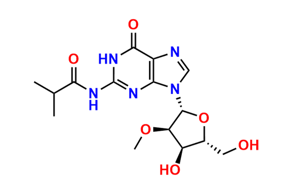 N-(9-((2R,3R,4R,5R)-4-Hydroxy-5-(hydroxymethyl)-3-methoxytetrahydrofuran-2-yl)-6-oxo-6,9-dihydro-1H-purin-2-yl)isobutyramide