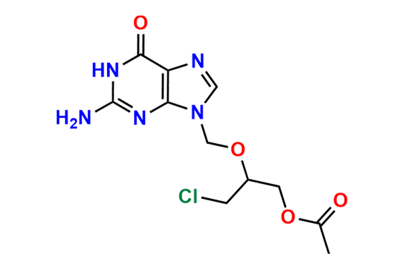 2-((2-Amino-6-oxo-1,6-dihydro-9H-purin-9-yl)methoxy)-3-chloropropyl Acetate