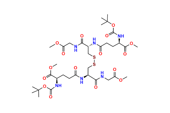 N-tert-Butyloxycarbonyl Glutathione Dimethyl Diester Disulfide Dimer