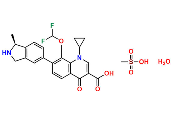 Garenoxacin Mesylate Hydrate