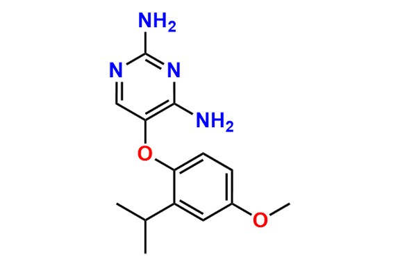 5-(2-Isopropyl-4-methoxyphenoxy)pyrimidine-2,4-diamine