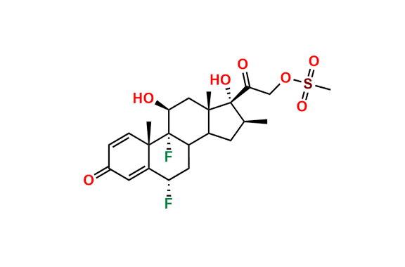 Diflorasone 17-propionate-21-mesylate