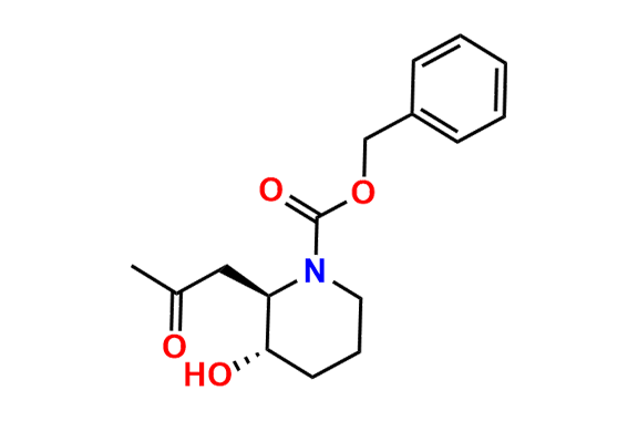 Trans-N-Benzyloxycarbonyl 3-Hydroxy-2-(2-oxopropyl)piperidine
