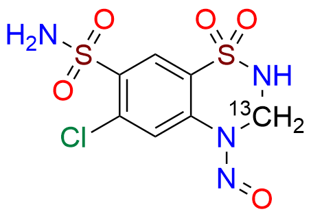 N-Nitroso Hydrochlorothiazide-13C