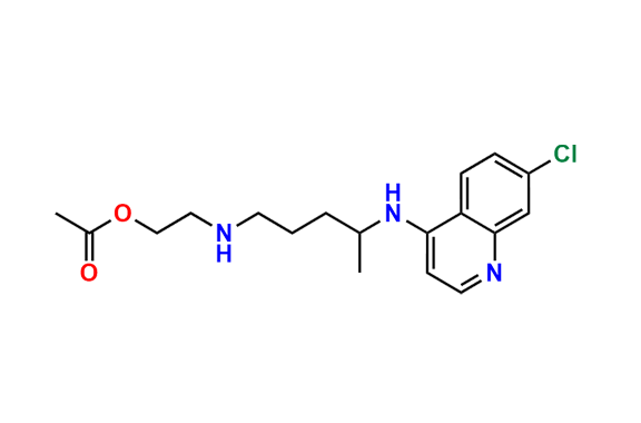 Desethyl hydrochloroquine-O-Acetate