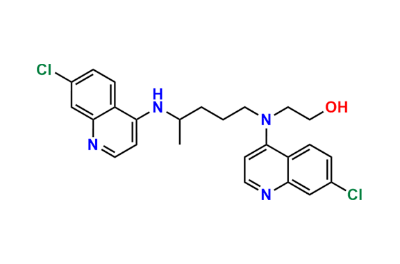 2-((7-Chloroquinolin-4-yl)(4-((7-chloroquinolin-4-yl)amino)pentyl)amino)ethan-1-ol